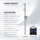 Specifications of the NEEWER DS021 Stainless Steel Adjustable Boom Arm