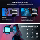 NEEWER RGB660 Pro APP Control RGB Light is ideal for indoor and outoor use.