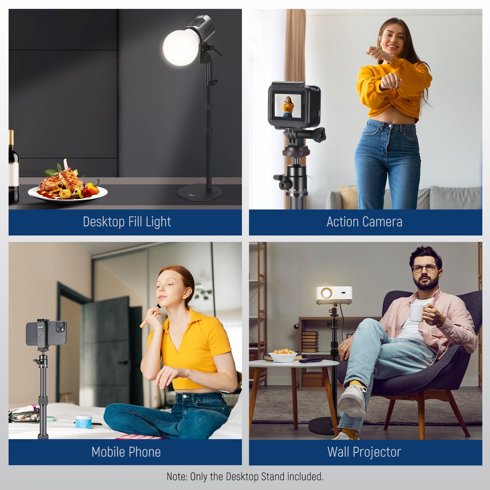 Wide Applications of the NEEWER DS006 Adjustable Desktop Mount Stand