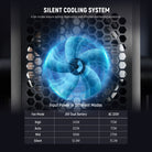 NEEWER AS600B 600W Continuous Lighting features 4 fan modes.