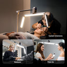 NEEWER BH50B Foldable LED esthetician light is ideal for makeup, manicure, and eyelash extensions.