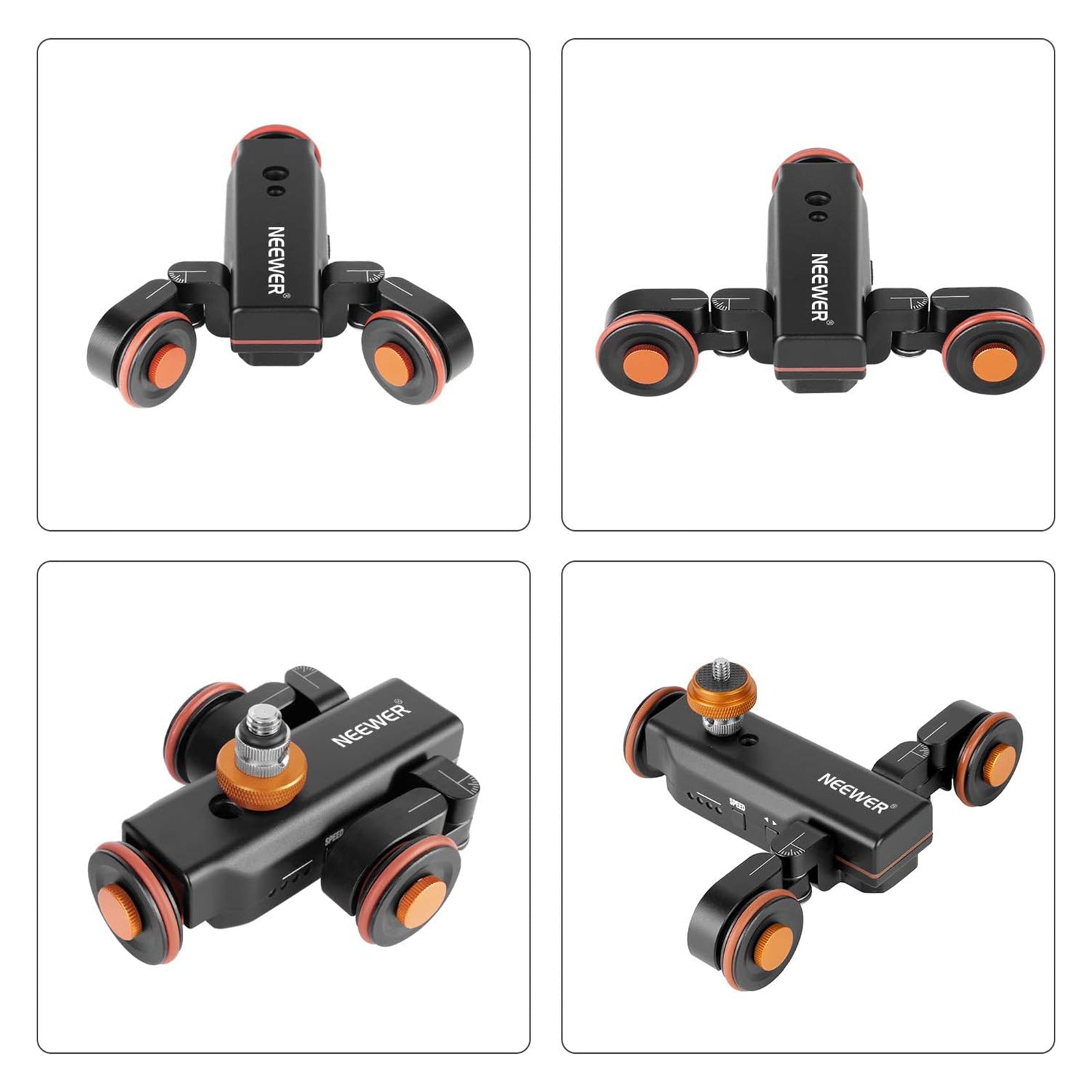 NEEWER DL100 3-Wheels 3-Speed Wireless Video Camera Dolly