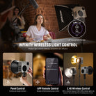 Methods for Controlling NEEWER HB80B 80W Bi Color Mini COB LED Video Light