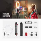 Package Contents of the NEEWER R08 LED Ring Light Kit