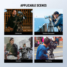 Scenarios for NEEWER LL34 Carbon Fiber Video Camera Tripod