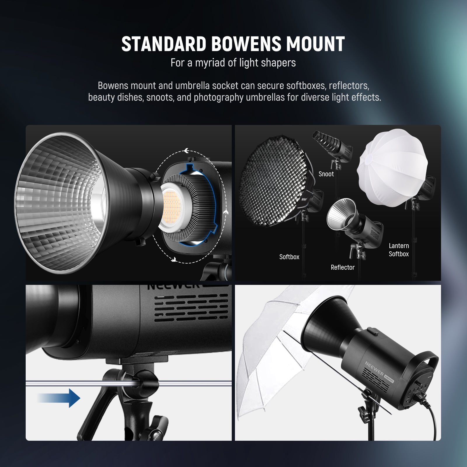 Solid Metal Shell with Bowens Mount