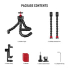 Package Contents of the NEEWER T91 Flexible Phone Tripod with Two Magic Arms