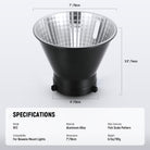 Specifications of the NEEWER RF1 Fish Scale Pattern Standard Reflector Diffuser