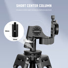 NEEWER TH15 3-Way Geared Tripod Head Kit includes a short center column.