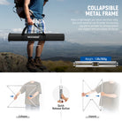 NEEWER SF7575F Light Diffuser Panel Scrim is made of lightweight yet robust aluminum alloy.