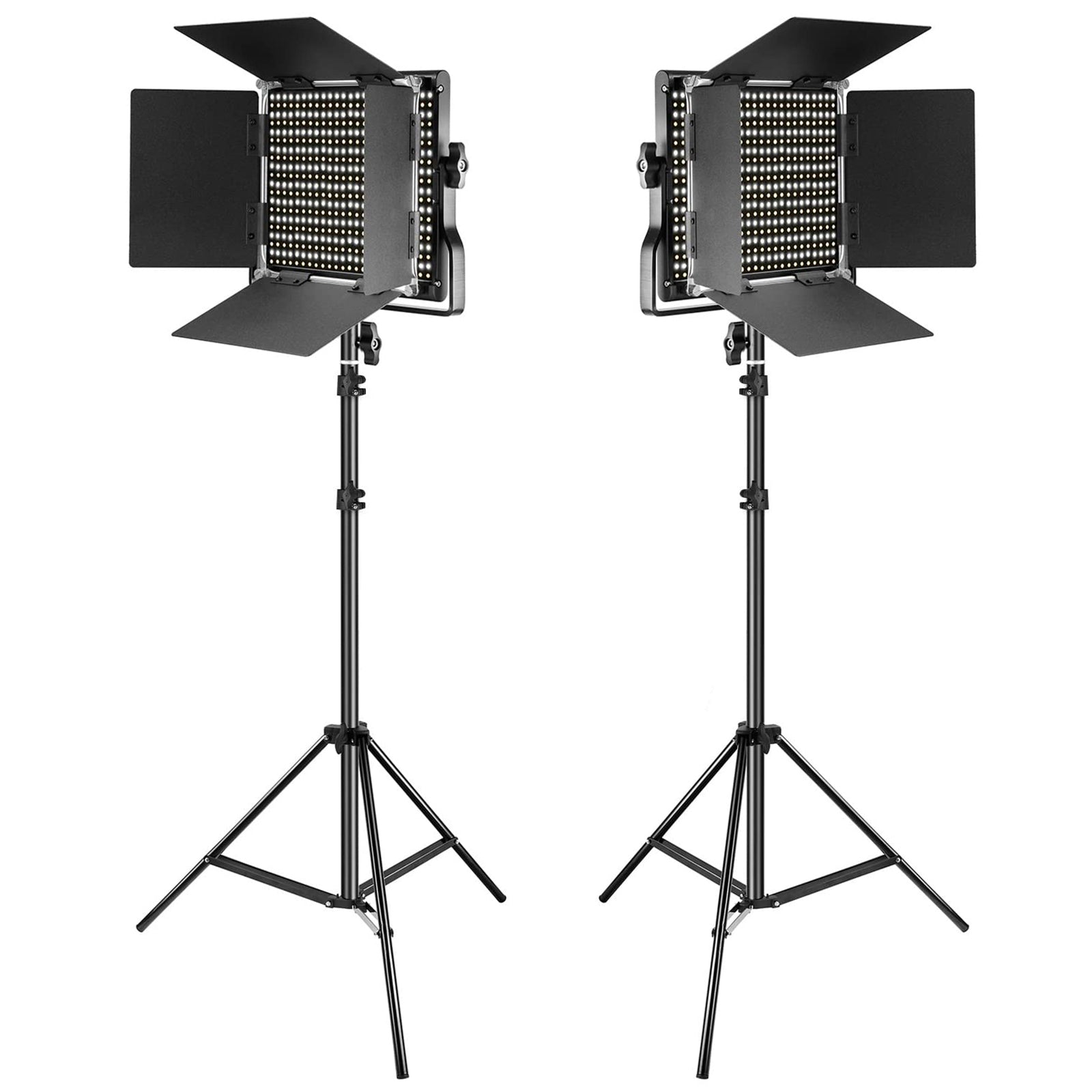 NEEWER 2 Pack NL660 Bi-Color 660 LED Video Light and Stand Kit