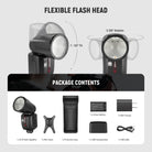 Package Contents of the NEEWER Z2-N Camera Flash for Nikon