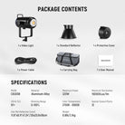 Package Contents of the NEEWER CB300B 320W Bi-Color Continuous Light