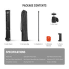 Package Contents of the NEEWER TS06 71" Phone Tripod Stand