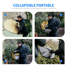 NEEWER 5-in-1 Collapsible Light Reflector is collapsible and portable.