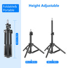 Height Adjustment Range of the NEEWER 50cm Mini Light Stand