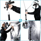 NEEWER 90 x 180CM Light Reflector is easy to install.