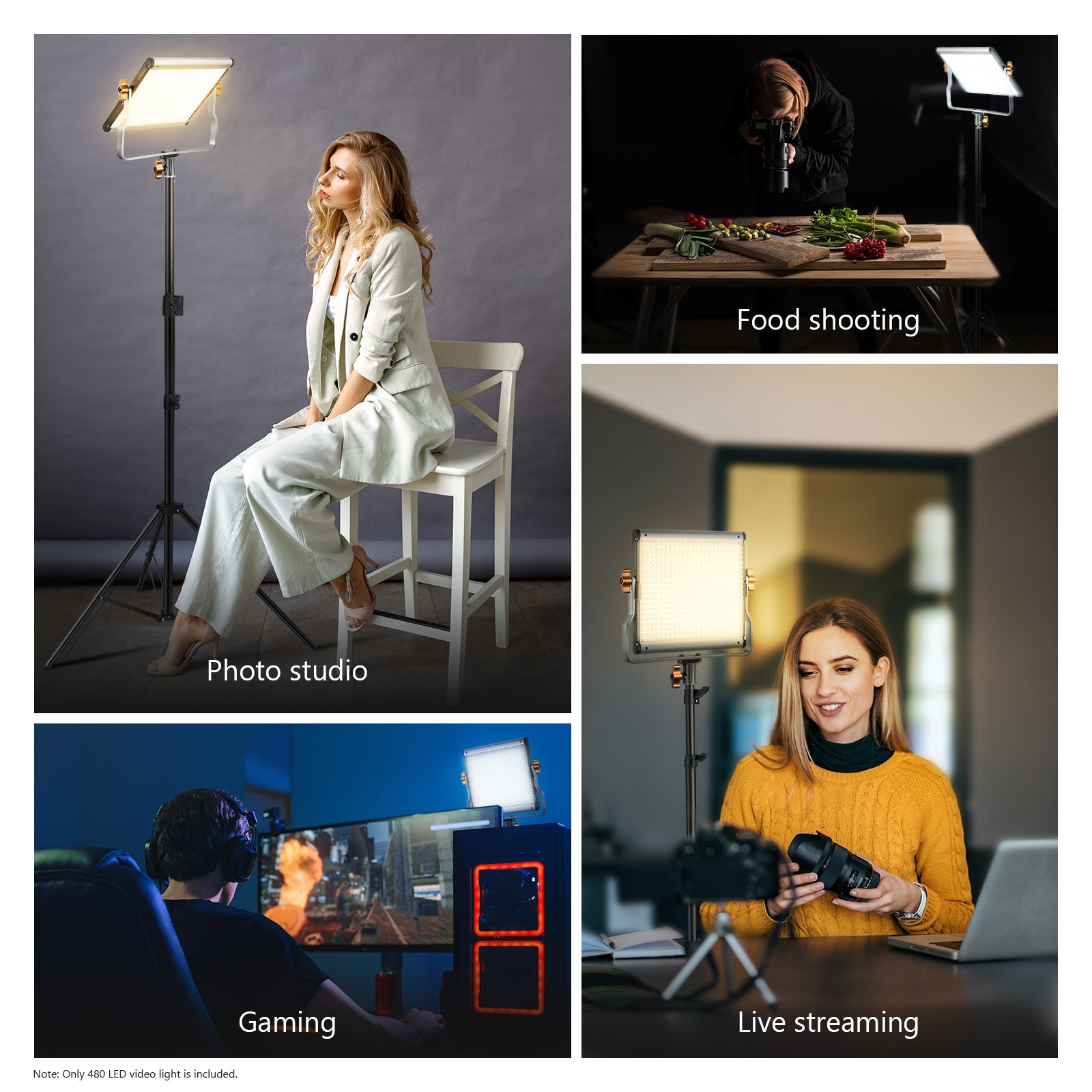 Wide Applications of the NEEWER NL480 Bi-Color LED Panel Light