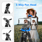 NEEWER SAB264 2 in 1 Camera Tripod Monopod features a 3-way pan head.