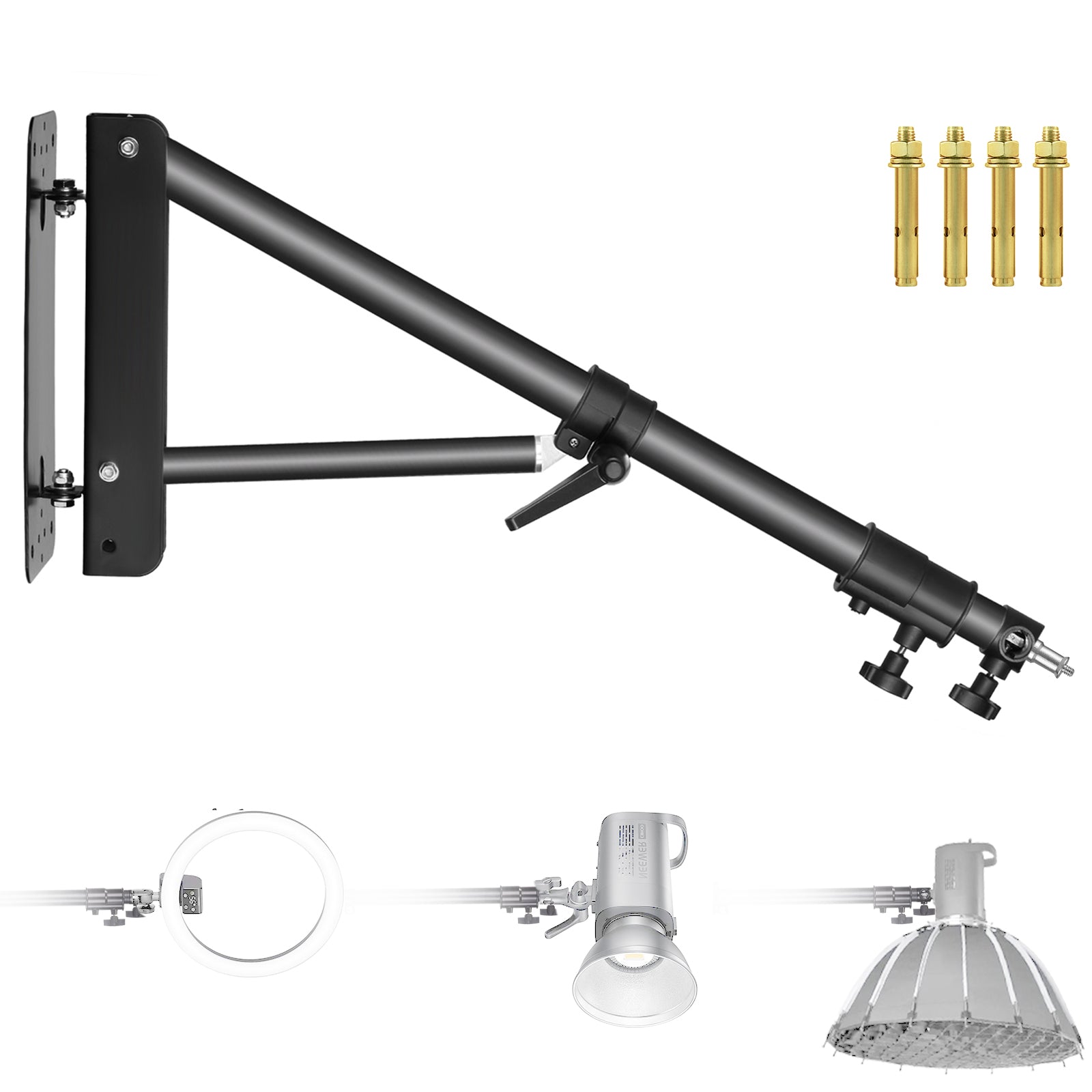 NEEWER 125CM Triangle Wall Mounting