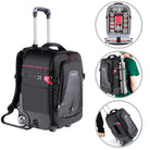 NEEWER 19.7"x13"x9.84" 2-in-1 Rolling Camera Case