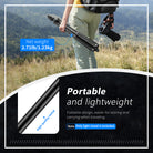 NEEWER ST-200 200cm Photography Light Stand is lightweight and portable.