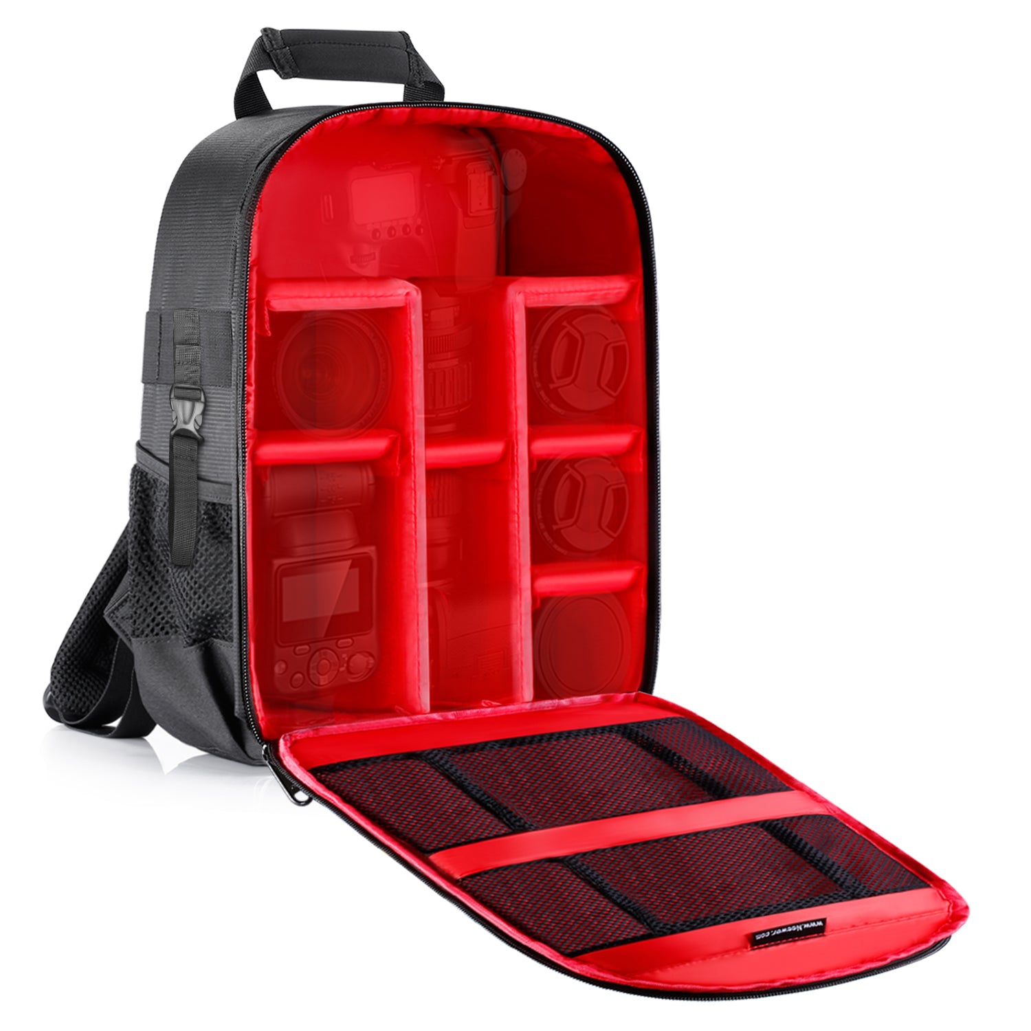 NEEWER SLR Camera Backpack - Red