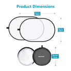 NEEWER 100x150cm Pop-out Lighting Reflector