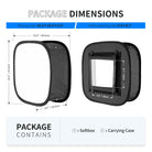 Product dimensions of the NEEWER LED Light Panel Softbox