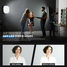 The softbox diffuser is extensively used to soften the harsh light.