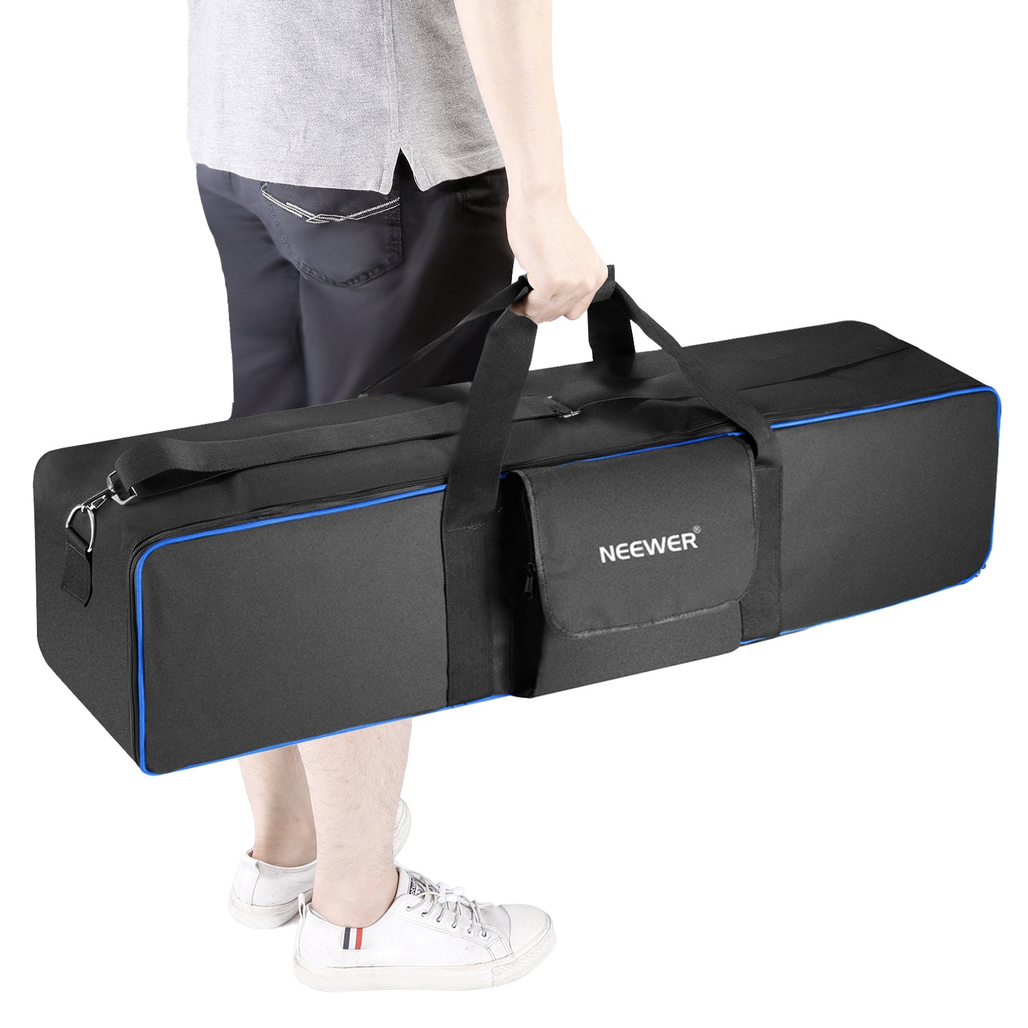 NEEWER Studio Carrying Case features a classical design but never go out of style.