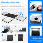 NEEWER 50CM Photo Tent is easy to use.