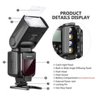 Product details of the NEEWER 750II Camera Flash For Nikon DSLR Cameras