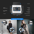 Product detail of the NEEWER RGB480 APP Control RGB LED Light
