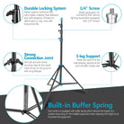 NEEWER ST-400SP Lightweight Light Stand features durable locking system