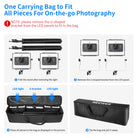 This RGB light kit includes a carrying bag.