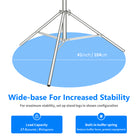 NEEWER ST-300SS Portable Outdoor Light Stand features built in buffer spring.
