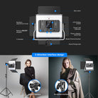 Neewer 2 Packs of 50W RGB 660 PRO Led Video Light Kit
