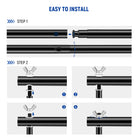 NEEWER 8.5x10ft Adjustable Backdrop Stand Kit is easy to install.
