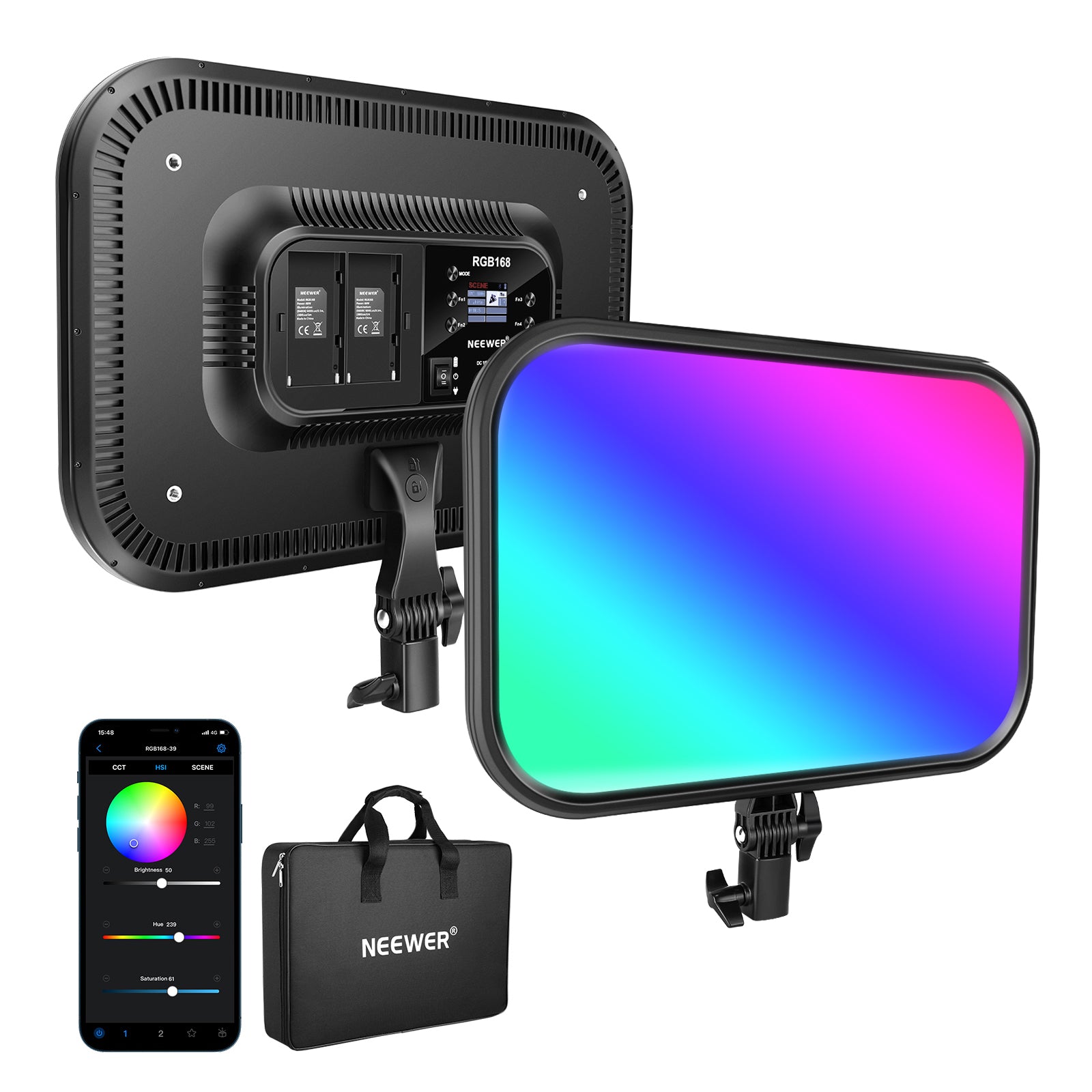 NEEWER RGB168 18.3 Inch LED Panel Light