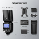Package Contents of the NEEWER Z1-S Flash For Sony Cameras