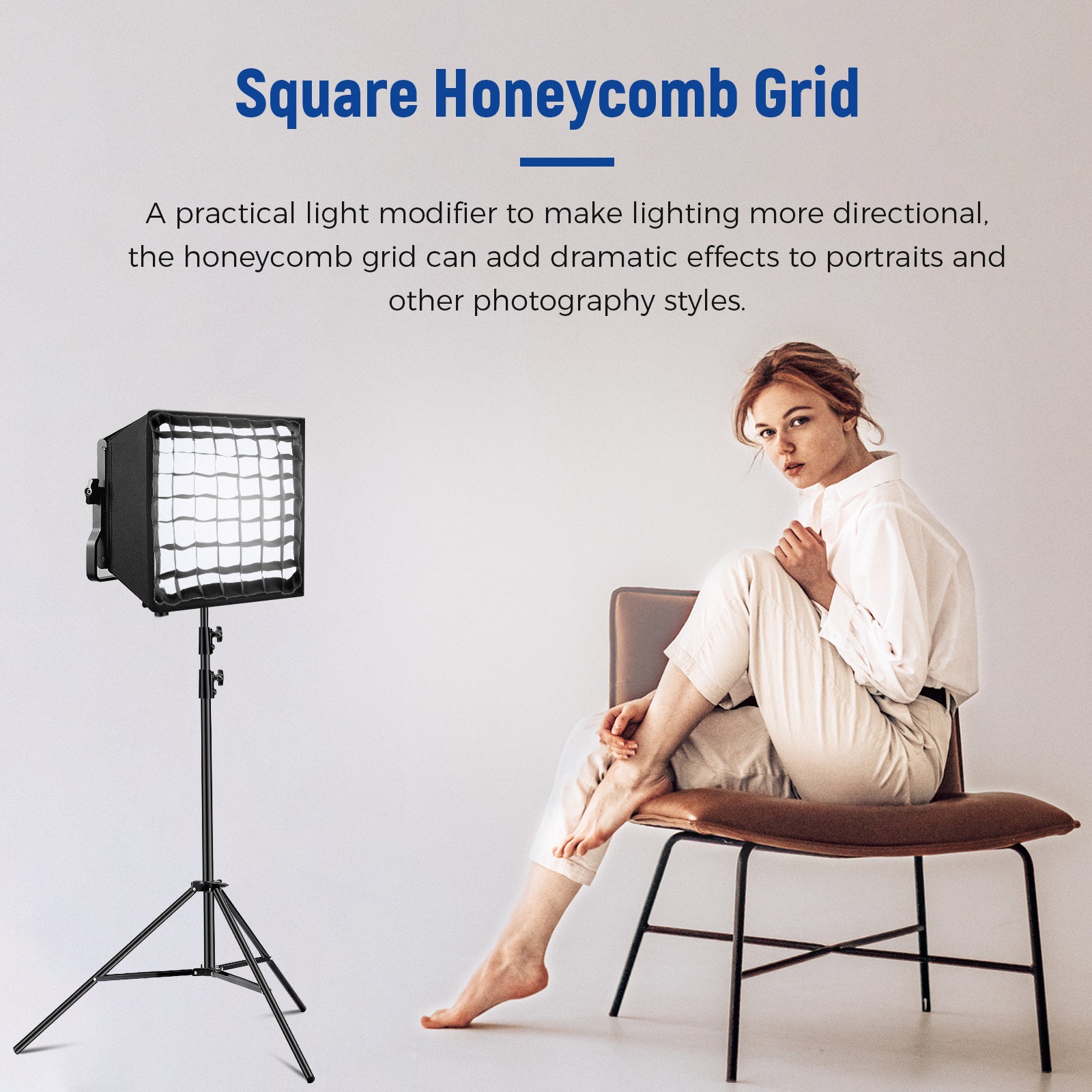 A practical light modifier to make lighting more directional.