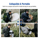 NEEWER 43”/110cm Light Reflector with Metal Clamp and Stand is portable.