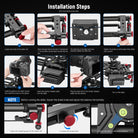 Installation Steps of the NEEWER ER1 Carbon Fiber Camera Slider