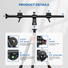 Product detail of the NEEWER Horizontal Tripod Center Axis