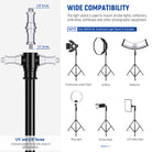 Wide Compatibility of the NEEWER 9.8ft/3m Air Cushioned Light Stand