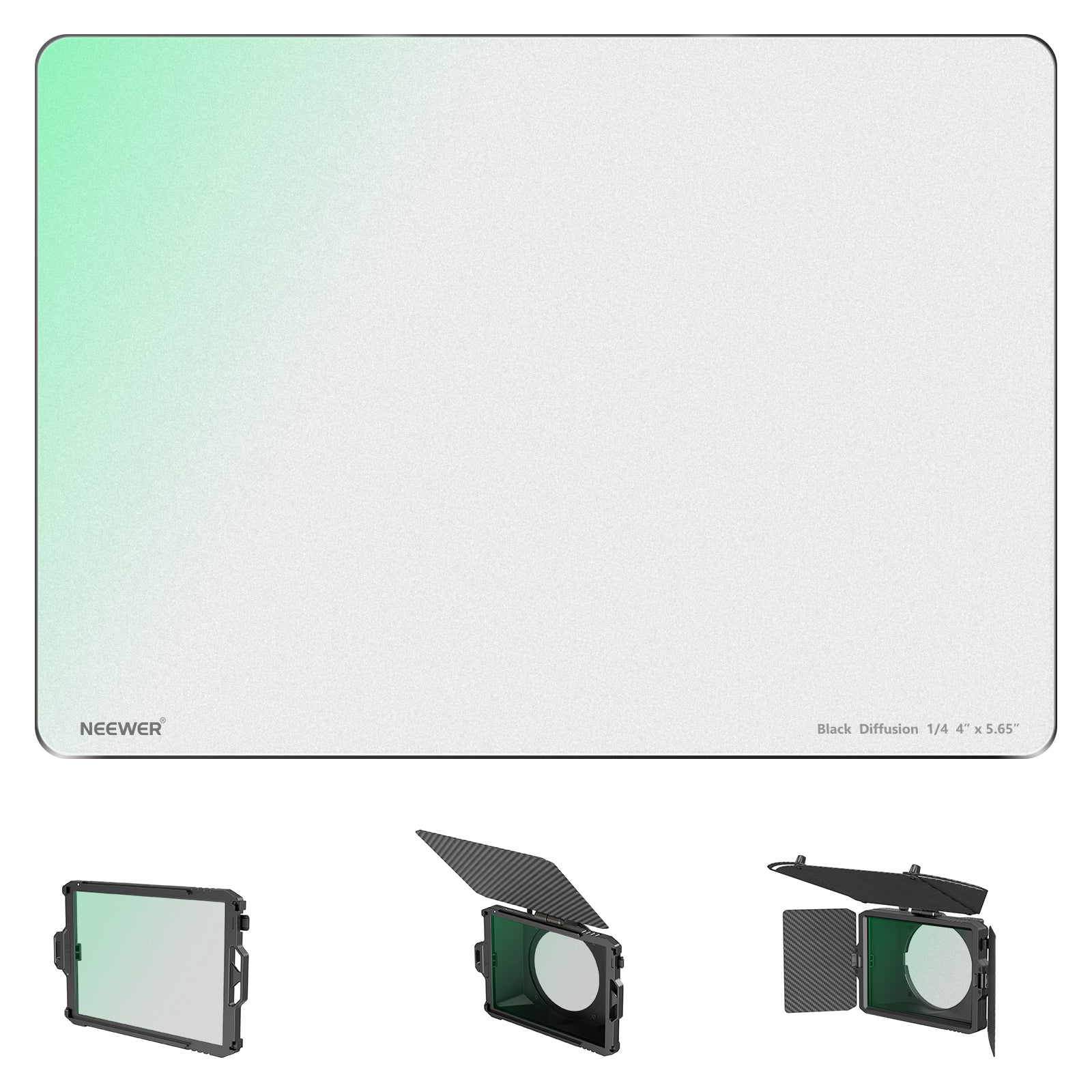NEEWER 1/4 Black Diffusion Square Filter