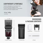 Package Contents of the NEEWER NW635II-S TTL Camera Flash Speedlite