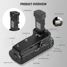 Product details of the NEEWER BG-R10 Battery Grip for Canon EOS R5/R5 C/R6/R6 Mark II