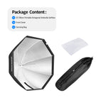 Package Contents of the NEEWER Octagon Speedlight Softbox